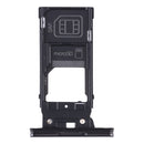SIM Card Tray + SIM Card Tray + Micro SD Card Tray for Sony Xperia XZ2(Black)