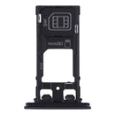 SIM Card Tray + SIM Card Tray + Micro SD Card Tray for Sony Xperia XZ2 Compact(Black)