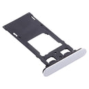 SIM Card Tray + SIM Card Tray + Micro SD Card Tray for Sony Xperia XZ2 Compact(Silver)