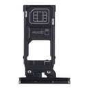 SIM Card Tray + Micro SD Card Tray for Sony Xperia XZ3(Black)