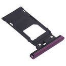 SIM Card Tray + Micro SD Card Tray for Sony Xperia XZ3(Purple)