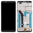LCD Screen and Digitizer Full Assembly with Frame for Nokia 3.1 Plus TA-1118(Black)