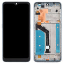 LCD Screen and Digitizer Full Assembly with Frame for Nokia 6.2 TA-1198 TA-1200 TA-1187 TA-1201(Silver)