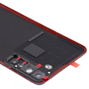 Original Battery Back Cover with Camera Lens Cover for Huawei P40 Lite 5G / Nova 7 SE(Silver)