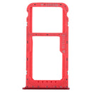 SIM Card Tray + SIM Card Tray / Micro SD Card Tray for Huawei Honor V9 Play (Red)