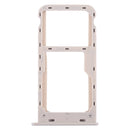 SIM Card Tray + SIM Card Tray / Micro SD Card Tray for Huawei Honor 6A (Silver)