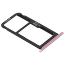SIM Card Tray + SIM Card Tray / Micro SD Card Tray for Huawei Enjoy 6s (Pink)