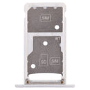 2 SIM Card Tray / Micro SD Card Tray for Huawei Enjoy 6 / AL00(White)
