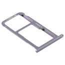 SIM Card Tray + SIM Card Tray / Micro SD Card for Huawei G9 Plus (Grey)