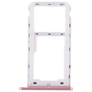 SIM Card Tray + SIM Card Tray / Micro SD Card for Huawei Enjoy 7 (Pink)