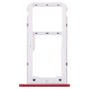 SIM Card Tray + SIM Card Tray / Micro SD Card for Huawei Enjoy 7 (Red)