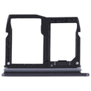 Nano SIM Card Tray + Micro SD Card Tray for LG Stylo 5 / Q720 LM-Q720MS LM-Q720TSW Q720CS (Black)