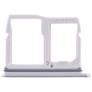 Nano SIM Card Tray + Micro SD Card Tray for LG Stylo 5 / Q720 LM-Q720MS LM-Q720TSW Q720CS (Silver)