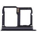 Nano SIM Card Tray + Micro SD Card Tray for LG Stylo 4 / Q Stylus Q710 / LM-Q710CS / LM-Q710MS / LM-Q710ULS / LM-Q710ULM / LM-Q710TS / LM-Q710WA (Black)