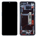 AMOLED Material LCD Screen and Digitizer Full Assembly with Frame for OnePlus 7T HD1901 HD1903 HD1900 HD1905(Baby Blue)