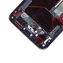 AMOLED Material LCD Screen and Digitizer Full Assembly with Frame for OnePlus 7T HD1901 HD1903 HD1900 HD1905(Baby Blue)