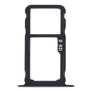 Original SIM Card Tray + SIM Card Tray / Micro SD Card Tray for Nokia X71 / TA-1172 TA-1167 TA-1188(Black)