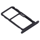 Original SIM Card Tray + SIM Card Tray / Micro SD Card Tray for Nokia X71 / TA-1172 TA-1167 TA-1188(Black)