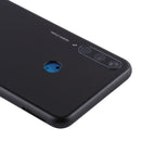 Original Battery Back Cover with Camera Lens Cover for Huawei Y6p(Black)