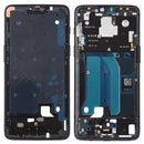 Front Housing LCD Frame Bezel Plate with Side Keys for OnePlus 6 (Jet Black)
