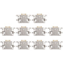 10 PCS Charging Port Connector for Meizu Meilan Max / M5 / Meilan E / Note 6 / M3 Max