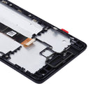 LCD Screen and Digitizer Full Assembly with Frame for Nokia 2.1(Black)