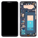 LCD Screen and Digitizer Full Assembly with Frame for LG V40 ThinQ(Black)