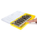 60 in 1 S2 Tool Steel Precision Screwdriver Nutdriver Bit Repair Tools Kit(Green)