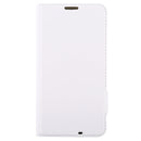 Horizontal Flip Leather Case with Card Slot + Back Cover For Microsoft Lumia 640(White)