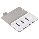 Horizontal Flip Leather Case with Card Slot + Back Cover For Microsoft Lumia 640(White)