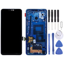 LCD Screen and Digitizer Full Assembly with Frame for LG G7 ThinQ / G710 G710EM G710PM G710VMP (Blue)