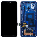 LCD Screen and Digitizer Full Assembly with Frame for LG G7 ThinQ / G710 G710EM G710PM G710VMP (Blue)