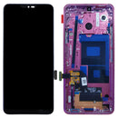LCD Screen and Digitizer Full Assembly with Frame for LG G7 ThinQ / G710 G710EM G710PM G710VMP (Red)