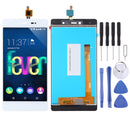 LCD Screen and Digitizer Full Assembly for Wiko Fever 4G (White)