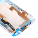 LCD Screen and Digitizer Full Assembly with Frame for HTC One M8 Dual SIM (White)