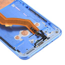 LCD Screen and Digitizer Full Assembly with Frame for HTC U11(Blue)