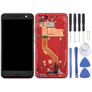 LCD Screen and Digitizer Full Assembly with Frame for HTC U11(Red)