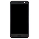 LCD Screen and Digitizer Full Assembly with Frame for HTC U11(Red)