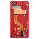 LCD Screen and Digitizer Full Assembly with Frame for HTC U11(Red)