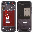 Front Housing LCD Frame Bezel Plate with Side Keys for Huawei Nova 4(Grey)