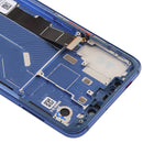 LCD Screen and Digitizer Full Assembly with Frame & Side Keys for Xiaomi Mi 8(Blue)