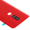 Smooth Surface Battery Back Cover for OnePlus 6(Red)