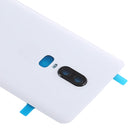 Smooth Surface Battery Back Cover for OnePlus 6(White)