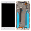 LCD Screen and Digitizer Full Assembly with Frame for Xiaomi Redmi 4X (White)