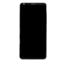 LCD Screen and Digitizer Full Assembly with Frame for LG V30 (Black)