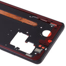 Front Housing LCD Frame Bezel Plate with Side Keys for Huawei P30 Pro(Black)