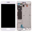 LCD Screen and Digitizer Full Assembly with Frame for Lenovo ZUK Z2(White)