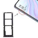 SIM Card Tray + SIM Card Tray + Micro SD Card Tray for OPPO A11(Black)