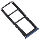 SIM Card Tray + SIM Card Tray + Micro SD Card Tray for OPPO A11(Blue)