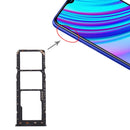 SIM Card Tray + SIM Card Tray + Micro SD Card Tray for Realme X Lite(Black)